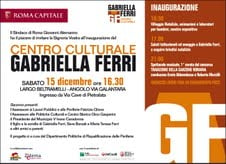 Apertura nuovo Centro Gabriella Ferri
